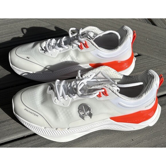 Phantom Phorm 1 Size 12 Mens Golf Cricket Shoes White Spiked comfort  New - Picture 4 of 11